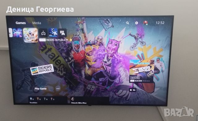 Продавам като нов PS5-ДИСК с 2 джойстикa-гаранция до 10.2025г., снимка 2 - PlayStation конзоли - 45095021