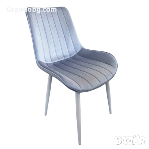 Комплект трапезна разтегателна маса със закалено стъкло и 6 стола Лорета, снимка 4 - Маси - 52253000