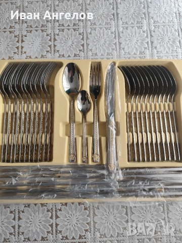 Нов луксозен кухненски комплект прибори за 12 човека , снимка 3 - Други - 52662217
