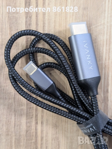 USB-C към HDMI кабел iVANKY, снимка 2 - Кабели и адаптери - 52939332