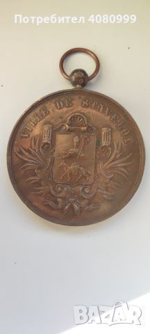 Красив медал "Concours Ardenne Agricole 1884 Ville de Stavelot", снимка 8 - Антикварни и старинни предмети - 45573504
