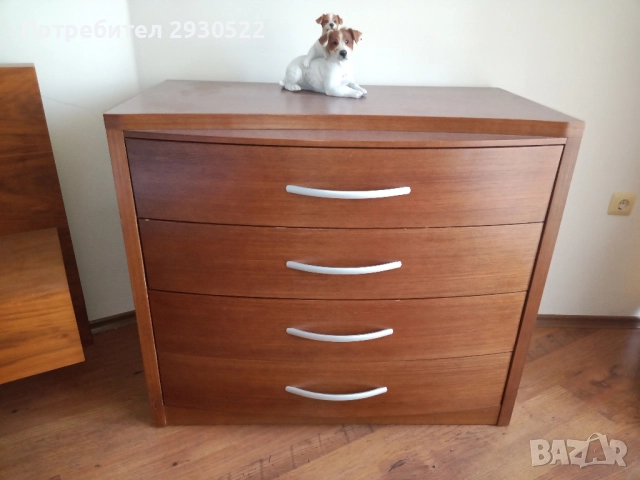 Двойно легло с матрак 160/200 и 2 нощни шкафчета , снимка 4 - Спални и легла - 49288298