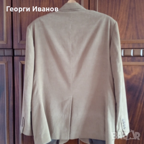 ИЗГОДНО! PALAZZO L италианско спортно-елегантно джинсово сако блейзър Corduroy Jacket Blazer, снимка 2 - Сака - 54190984