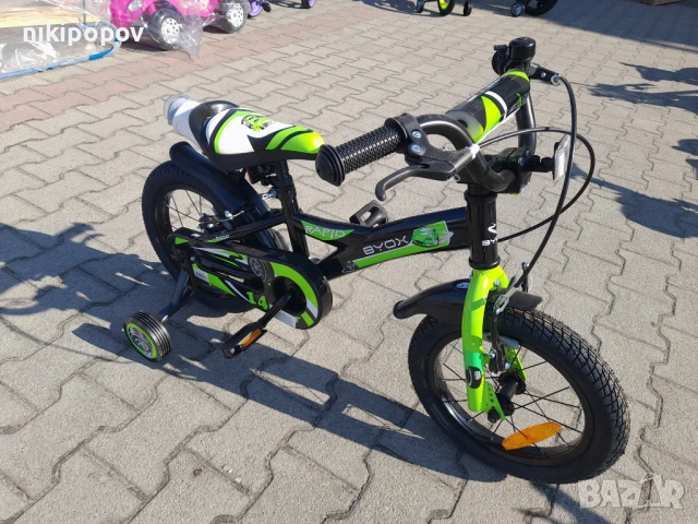 BYOX Велосипед 14" RAPID зелен, снимка 8 - Велосипеди - 53534441
