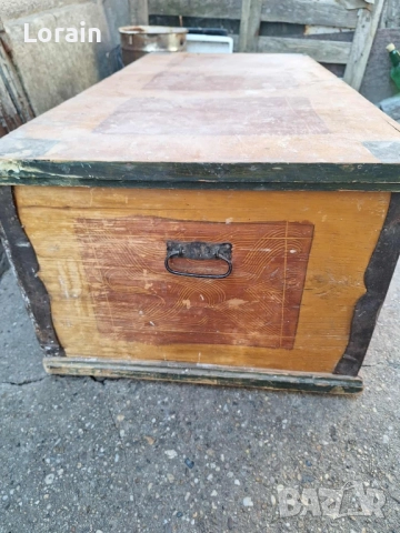 Дървена ракла(сандък), снимка 2 - Антикварни и старинни предмети - 51639952