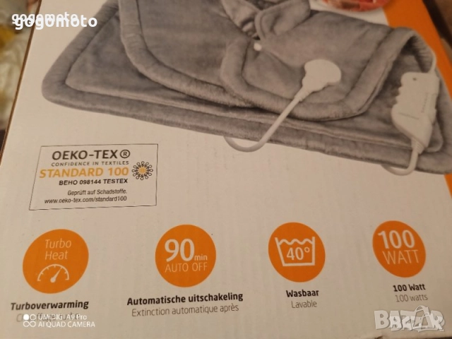 НОВА Електрическа Възглавница MEDISANA, немска, ел. загряваща възглавница, 100W, снимка 18 - Други - 33843780