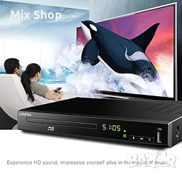 LONPOO HD Blu-Ray Player Full HD 1080p, снимка 2 - Друга електроника - 51888718