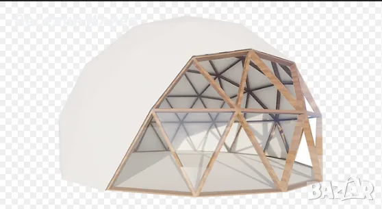 Tiny Domes: Геодезически Куполи за Глемпинг, Студио или Офис в Двора, снимка 3 - Други - 41140910