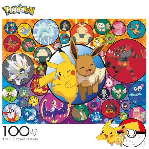Pokémon пъзел 100 части, снимка 4 - Пъзели - 50225092
