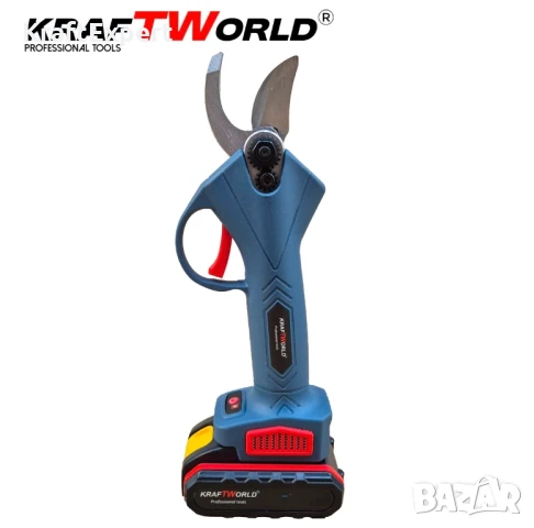 Акумулаторна Градинска и Лозарска Ножица KraftWorld с 2 Батерии, снимка 4 - Други инструменти - 50483685