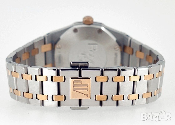Audemars Piguet Royal Oak 33mm Two Tone White Diamond Дамски Различни Цветове, снимка 5 - Дамски - 54047404