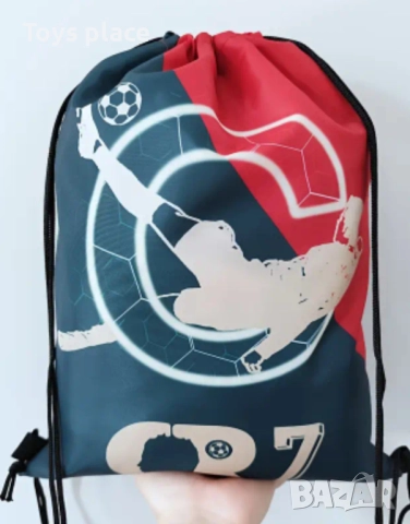 CR-7 Раница Роналдо, футболна раница Меси и Роналдо, комплект 3 части., снимка 6 - Ученически пособия, канцеларски материали - 51916118