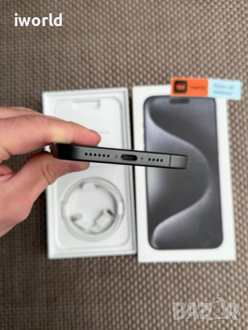 КАТО НОВ❗️iPhone 15 Pro MAX ❗️Лизинг от 50лв/м ❗️Black Titanium 256Gb❗️, снимка 8 - Apple iPhone - 52050403