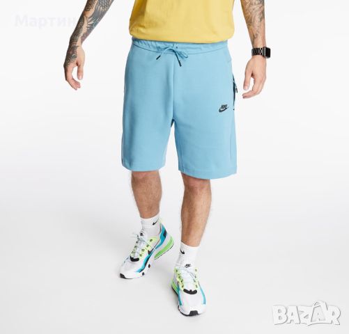 Мъжки къси панталонки Nike Tech Fleece Baby Blue - размер XL