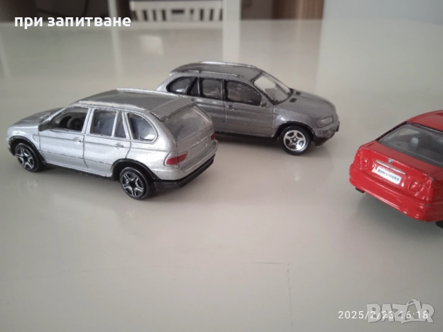 5 метални BMW: 3 серия купе и седан, z4 и две Х5,1:54- 1:61, снимка 15 - Колекции - 48918732