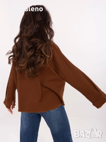 Дамско дънково яке с джобове, 4цвята , снимка 7 - Якета - 51747922