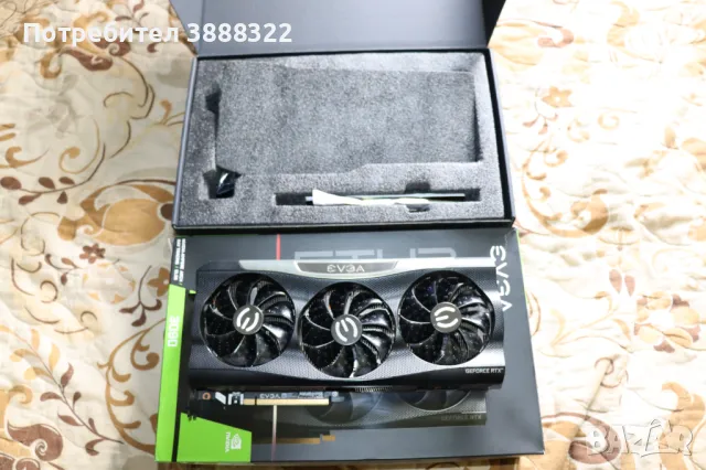 EVGA GeForce RTX 3090 FTW3 ULTRA GAMING, 24Gb, снимка 1 - Видеокарти - 47083790