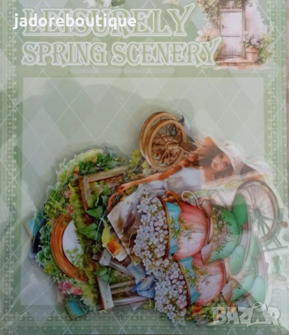 40 бр Прозрачни водоустойчиви скрапбук стикери - различни видове, снимка 7 - Други - 53845432