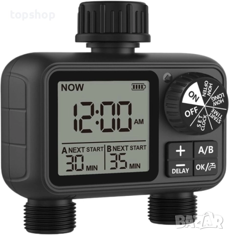 Нов LVSEWOA Цифров таймер за вода с 2 изхода, независимо програмиране на зона A/B, регулируем ...