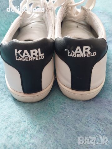 Karl Lagerfeld. Original. Size 39 Кожени маратонки, снимка 4 - Маратонки - 45250903