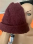Зимна шапка в цвят бордо (състав мохер), снимка 6
