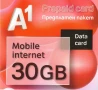 A1 Предплатен пакет мобилен интернет 30GB сим карта / sim card, снимка 1