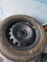 Железна джанта 14" с гума Michelin 195/ 60/ R14, снимка 1 - Гуми и джанти - 45657716
