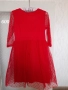 Червена бална рокля , снимка 1
