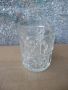 Лот от 5 бр. релефни стъклени чаши, снимка 2