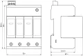 Защитно устройство срещу пренапрежение/арестор ZGG40-385, снимка 4
