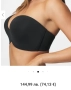 Wanderbra 80 G Черен сутиен без банели , снимка 2