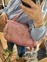красива бохо чанта  с бродерии в бордо цвят, снимка 15