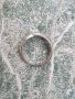 Сребърен пръстен с циркони 5 броя, снимка 2