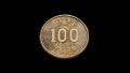 Сребърна монета 100 йени (Япония, 1963), снимка 1