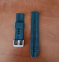 Нова маслено зелена силиконова каишка 22 мм за часовник TRENDER , снимка 4