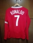 Manchester United Ronaldo 2004 2005 2006 Nike Long Sleeve Home Манчестър Юнайтед Роналдо екип , снимка 1