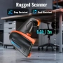Безжичен баркод скенер Tera 5100 Laser 1D Wireless Barcode Scanner, снимка 5