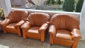 3 бр кожени фотьойла , снимка 2
