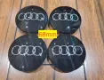 Капачки за Ауди джанти 60мм черен цвят 4B0601170, снимка 7