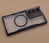 Samsung Galaxy S24 Ultra гръб MagSafe удароустойчив CARBON , снимка 3