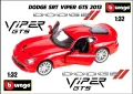 Bburago 2013 SRT Dodge Viper GTS - Мащаб 1:32, снимка 1