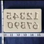 Приказни числа цифри силиконов молд форма за украса торта с фондан шоколад, снимка 10
