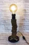 Ръчно изработена настолна винтидж лампа, снимка 2
