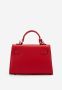 Червена чанта по модел на Хермес Hermes Kelly mini, снимка 4