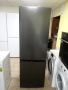 Чисто нов графитено сив комбиниран хладилник с фризер 2 години гаранция!, снимка 1 - Хладилници - 46048954