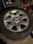 Продавам джанти BMW 7j x 16 ET47 със зимни гуми за E46 E36 Z3, снимка 2