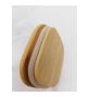 Квадратен стъклен буркан с дървена капачка, различни размери, снимка 1 - Аксесоари за кухня - 45778526