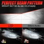 H7 LED крушки за фарове – мощна бяла светлина 6000–6500K, по-добра видимост и лесен монтаж Plug & Pl, снимка 5