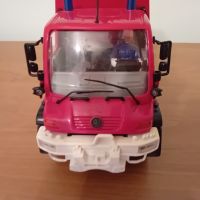 Винтидж играчка немска пожарна, снимка 4 - Коли, камиони, мотори, писти - 45434582