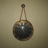 Немски стенен механичен часовник с гонгове, снимка 1 - Стенни часовници - 45843556